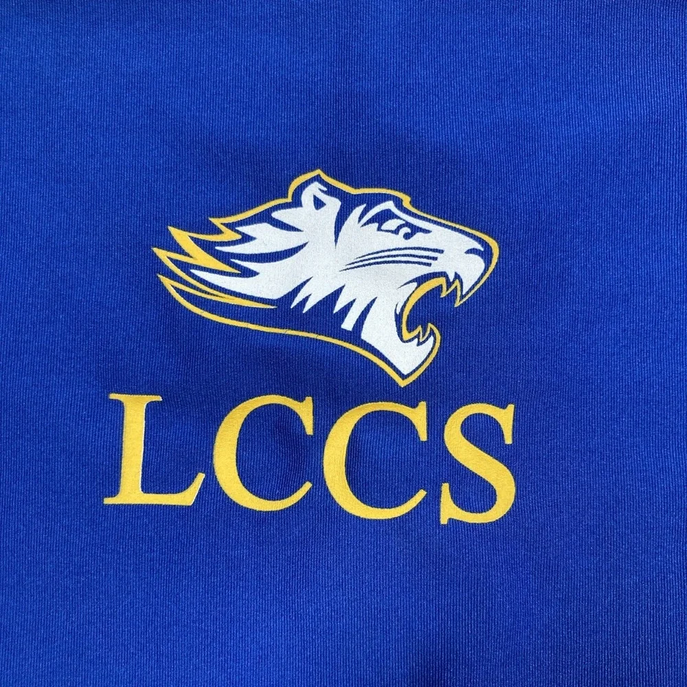 LCCS Neck Gaiter Adult Blue Stretch Lake Center Christian School Hartville OH